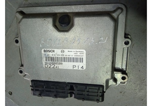 Електронний блок керування двигуном, ЕБУ, комп'ютер Peugeot Boxer, Citroen Jumper, Fiat Ducato, 02-06, 9648608580, 0281010484 *
